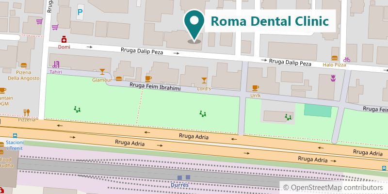 Harta: Roma Dental Clinic në Rruga Dalip Peza, Durrës